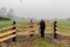 Landhekken in Zwartewatersklooster